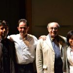 С Альберто Португейзом и другими коллегами на мастер-классе в Коломбе, 2012 год