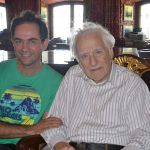 Со своим давним учителем, профессором Йоргом Демусом в его доме, в Вайреге, Габерг ам Аттерзее, 2013 год